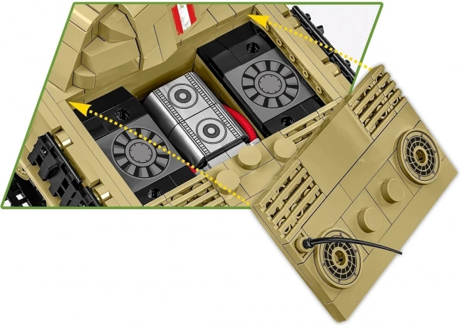 Set de construcție Tanc Panzer V Panther G Pudel
