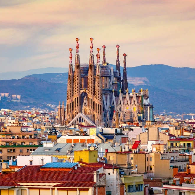 Calendar de notițe Barcelona 2026, 30 x 30 cm