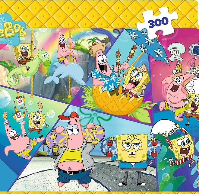 Puzzle SpongeBob în Bikini Bottom 300 piese
