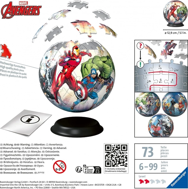 Ravensburger Puzzle 3D Marvel Avengers