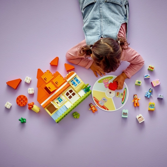 Set de Construcție DUPLO Bluey Casa de Familie cu Joc de Memorie