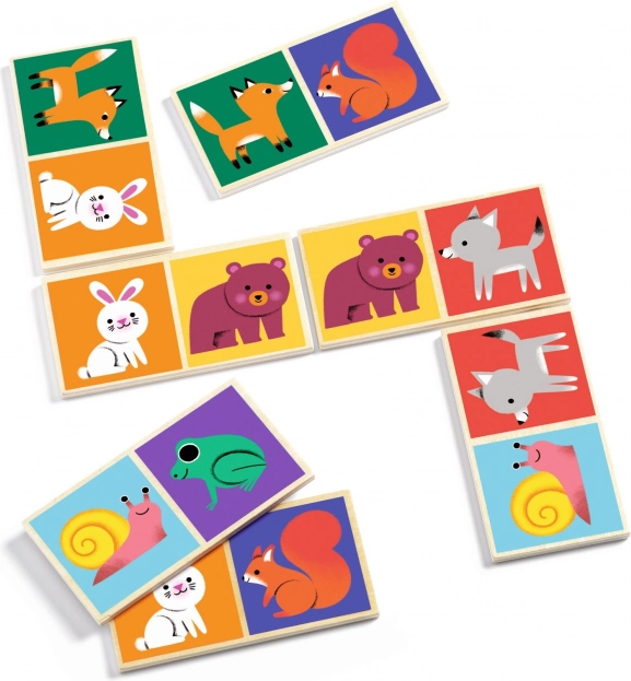 Domino Animale din Pădure DJECO