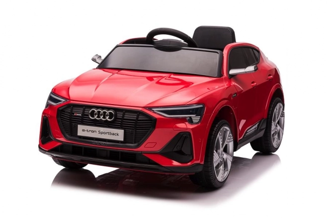 Audi E-Tron mașină roșie pe baterii QLS-6688