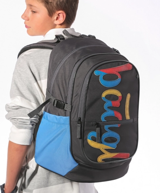 Set 3 piese Baagl: Rucsac, Penar și Săculeț Logo Mix