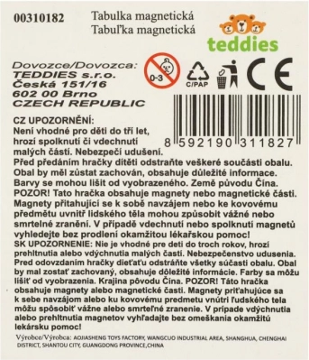 Tablă de desen magnetică pentru copii în formă de dinozaur, 4 culori
