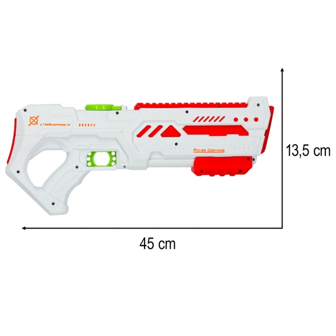 Pistol automat de apă electric alb