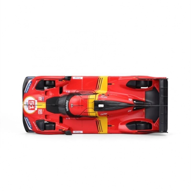 Model mașină Bburago 1:24 Ferrari Racing 499P LMH Roșu