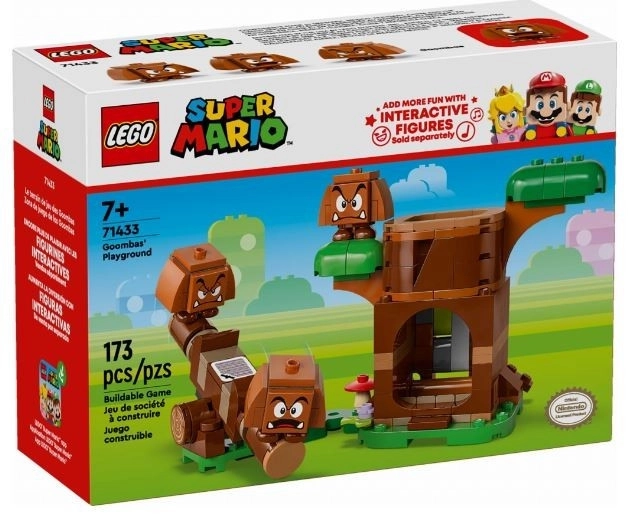 Goombă pe teren de joacă LEGO Super Mario