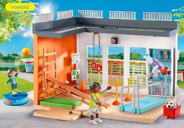 Set figurine City Life: Extensia sală de sport