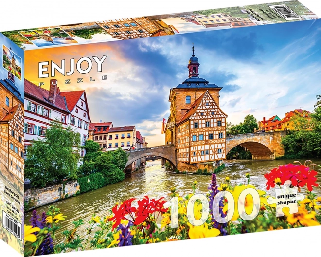 Puzzle orasul vechi Bamberg Germania 1000 piese