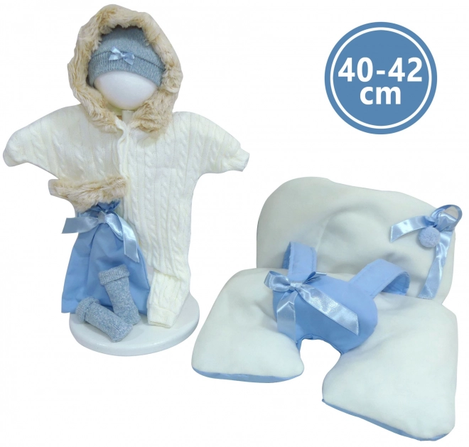 Set hăinuțe păpușă bebeluș New Born 40-42 cm