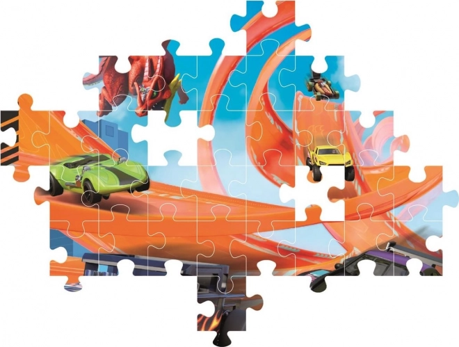 Puzzle Hot Wheels pentru copii 104 piese