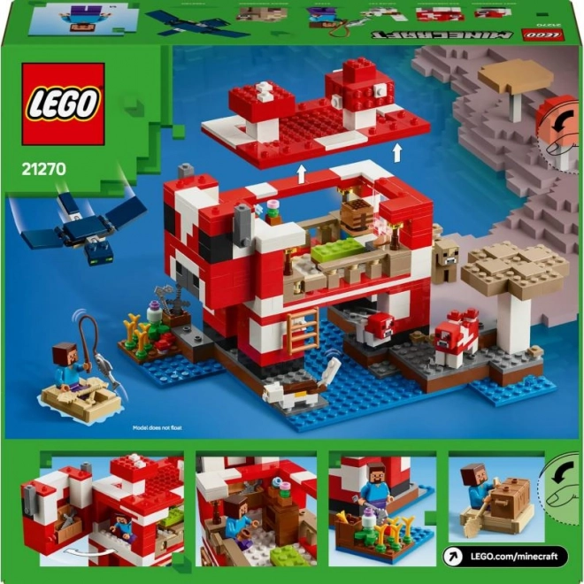 Casa vacii ciupercilor LEGO Minecraft