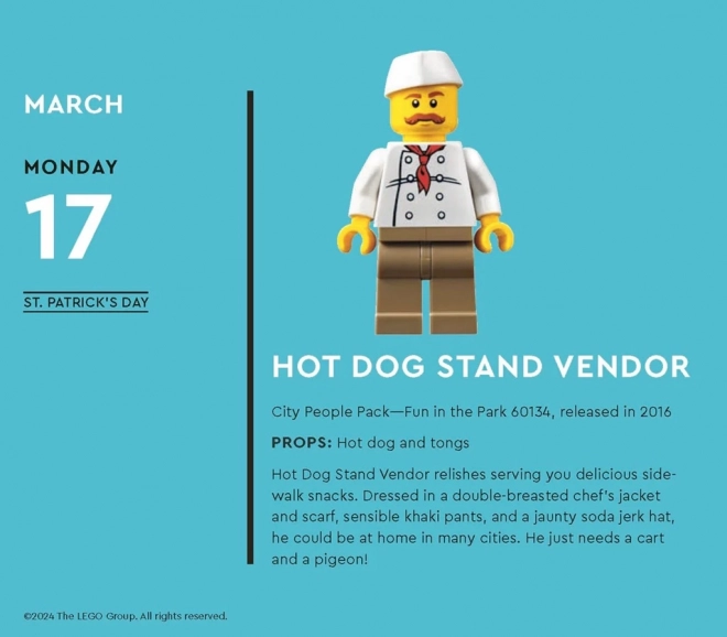 Calendar distractiv LEGO 2025