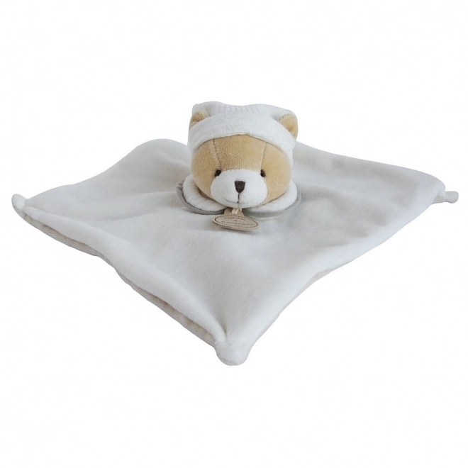Doudou set cadou gri ursuleț de pluș 25 cm