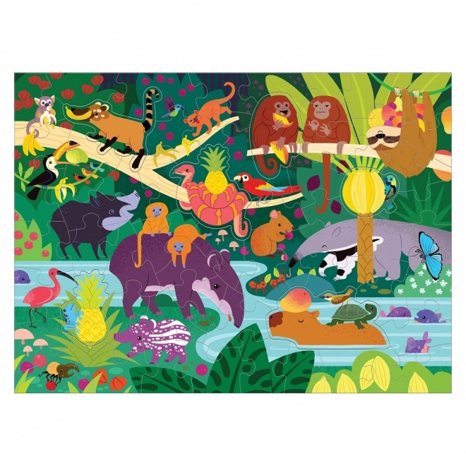 Puzzle cu parfum fructat Jungle Mudpuppy 60 piese