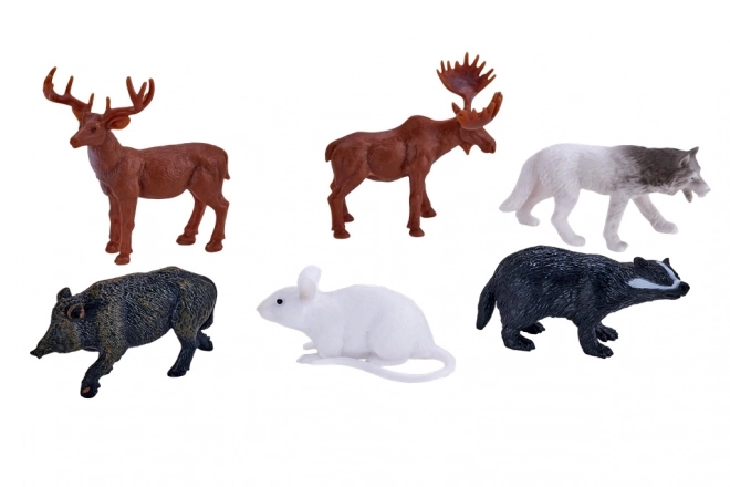 Mojo mini lumea animalelor sălbatice - set de figurine
