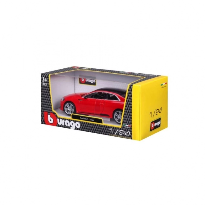 Model metalic Audi RS 5 Coupe roșu 1:24