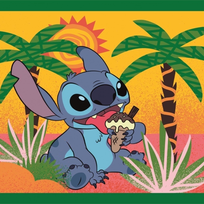 Puzzle Stitch 4v1 de la Clementoni pentru copii