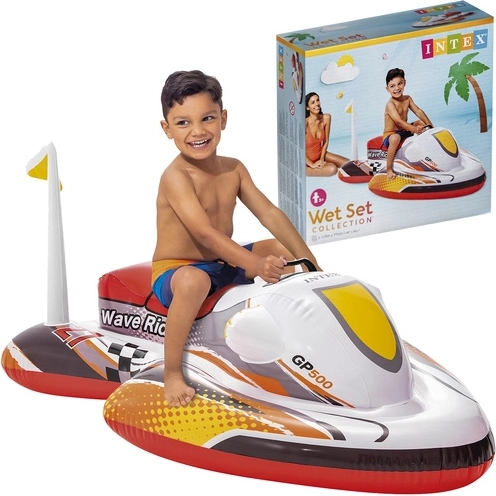 Scuter acvatic gonflabil pentru copii INTEX Wave Rider GP500