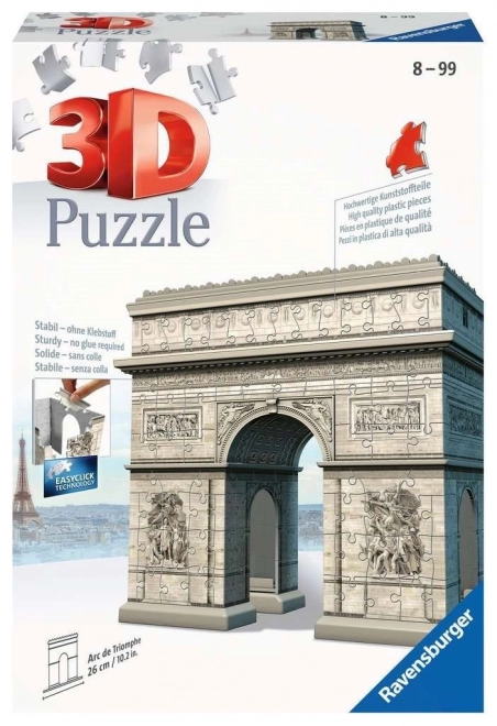 Puzzle 3D Arcul de Triumf Franța 216 piese