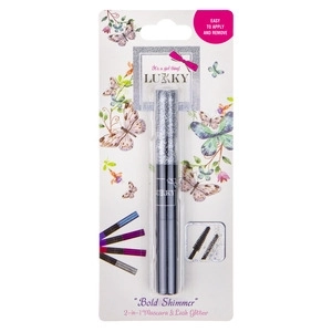 2-in-1 mascara și sclipici pentru gene Lukky