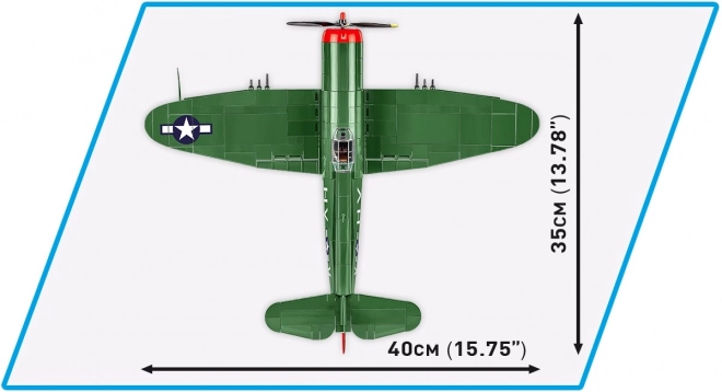 Avion WW II P-47 Thunderbolt COBI