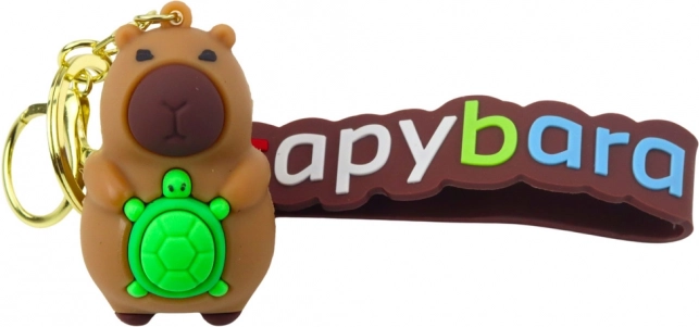 Pandantiv Capybara cu ţestoasă