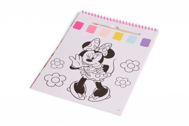 Carte de colorat acuarelă Disney Minnie