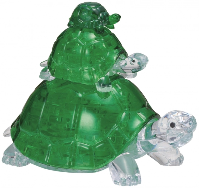 Puzzle 3D cristal țestoasă cu 37 de piese