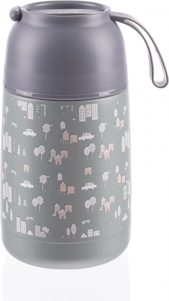 Termos pentru mâncare cu suport din silicon 620 ml, City