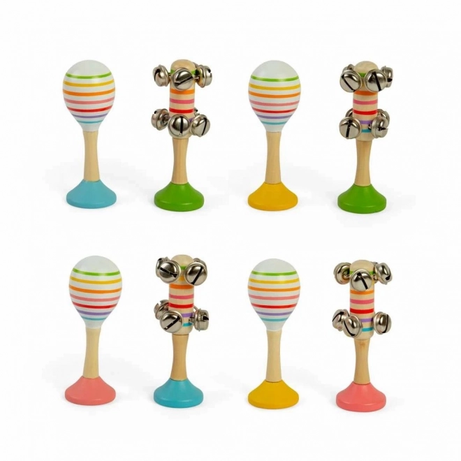 Set rumba bile și clopoței Bigjigs Toys