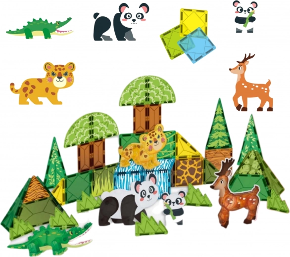 Conectare magnetică pentru construcții 3D stabile