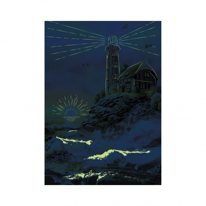 Puzzle luminiscente Dino 1000 piese