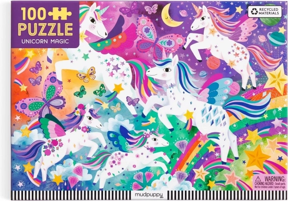 Puzzle Unicorni magici 100 de piese