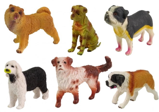 Set figurine câini de rasă 6 piese