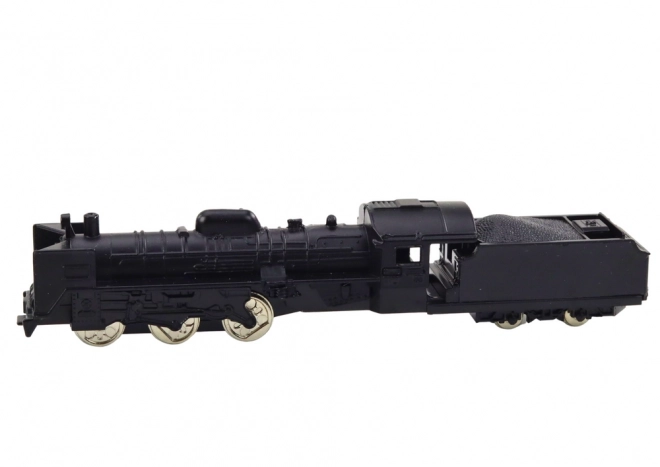 Model de locomotivă colecționabil din metal 1:48 – negru
