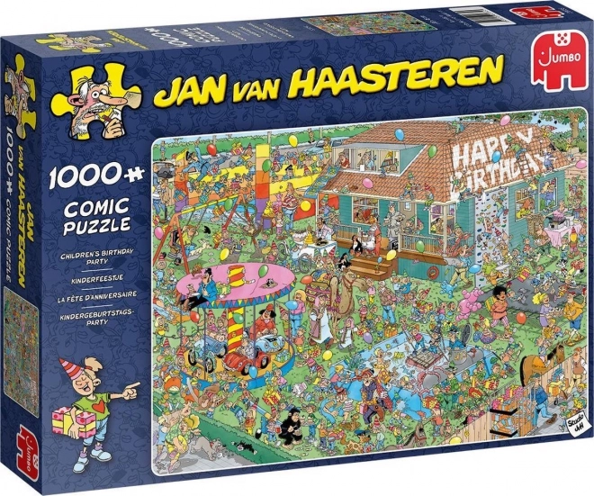 Puzzle petrecerea de ziua copiilor de Jan Van Haasteren - 1000 de piese