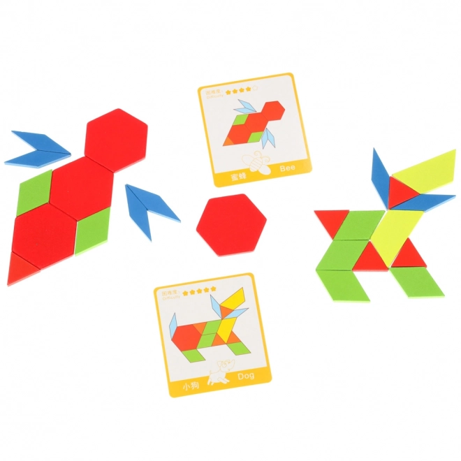 Puzzle educativă - Figuri geometrice