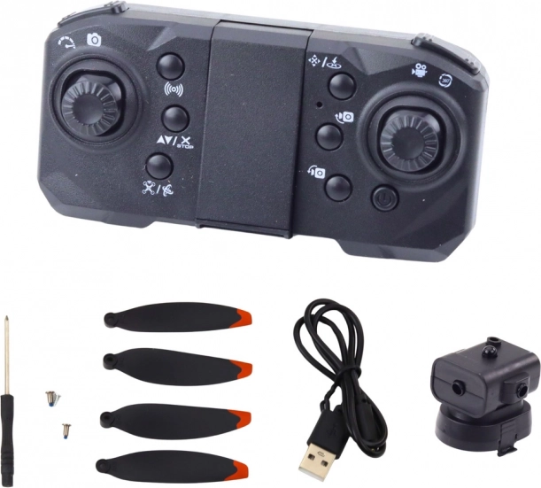 Dron D6 Pro cu cameră și lumini LED