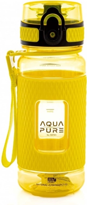 Sticlă de apă Astra Aqua Pure 400 ml galbenă