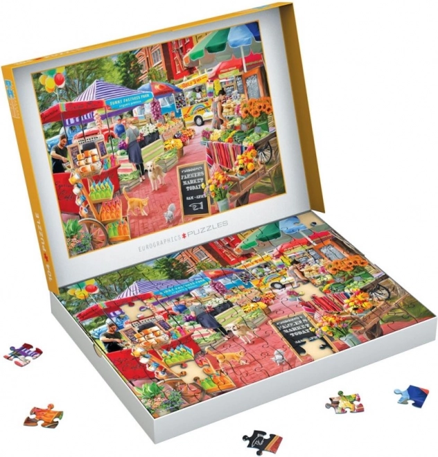 Eurographics Puzzle Ziua la piața fermierilor 104 piese