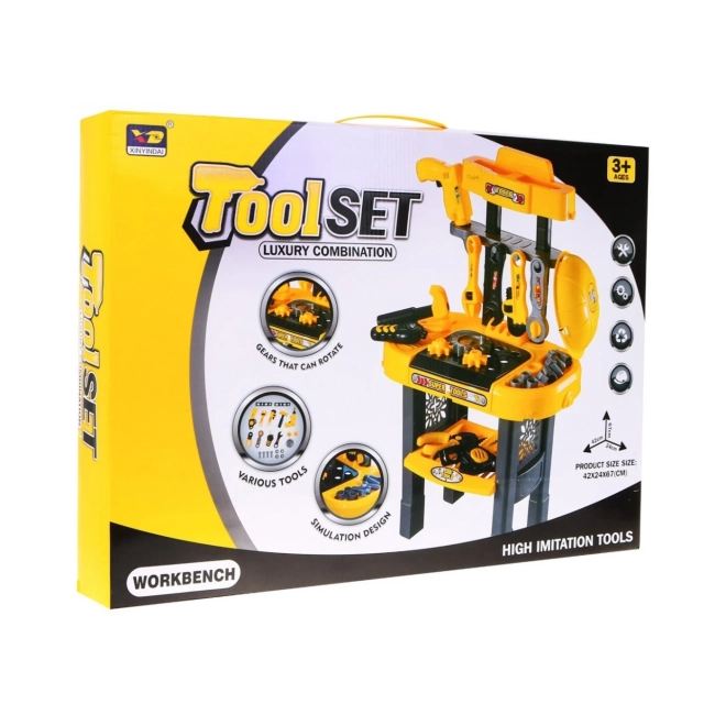 Atelier DIY pentru copii - Set cu 23 de unelte