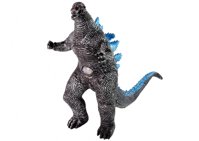 Mare figurină dinozaur Godzilla gri cu sunete 42cm