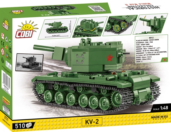 Model czołg KV-2 Colecția Istorică WWII