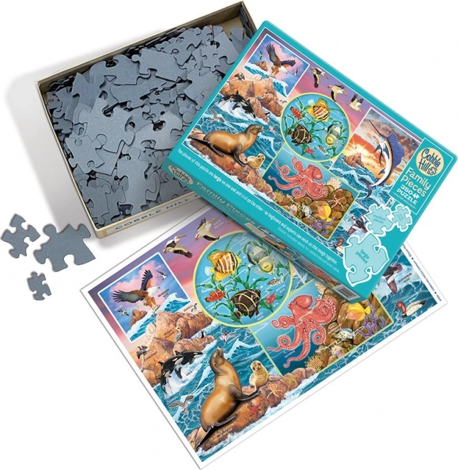 Puzzle de familie magia oceanului 350 piese