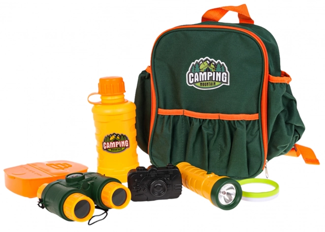 Set explorator mic cu rucsac și accesorii