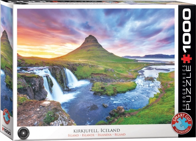 Puzzle Cascada Kirkjufell, Islanda 1000 piese