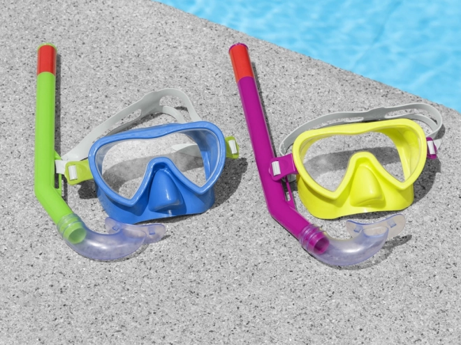 mască și tub de snorkeling Crusader pentru copii Bestway – Galben