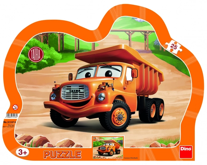 Puzzle contur Dino Camion Tatra 25 piese